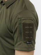 Чоловіче тактичне поло з коротким рукавом L колір хакі Flas ЦБ-00215124 - зображення 2
