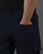 Тактичні штани чоловічі утеплені BEZET Патрон 2.0 9587 L Сині (ROZ6501047277) - зображення 9