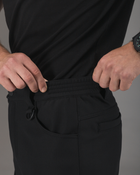 Тактичні штани чоловічі утеплені BEZET Патрон 2.0 9583 M Чорні (ROZ6501047292) - зображення 8