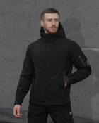 Тактична куртка чоловіча BEZET Робокоп 2.0 9869 S Чорна (ROZ6501047305) - зображення 1
