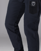 Тактические штаны утепленные мужские BEZET Капеллан 9821 XL Синие (ROZ6501047310) - изображение 11