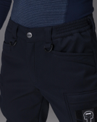 Тактичні штани чоловічі утеплені BEZET Капеллан 9821 XS Сині (ROZ6501047311) - зображення 8