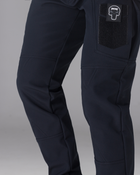 Тактичні штани чоловічі утеплені BEZET Капеллан 9821 XS Сині (ROZ6501047311) - зображення 11
