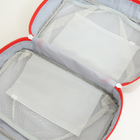 Органайзер-сумка для лекарств "STANDART MAXI". Размер 24х17х8 см. Серый цвет - изображение 8