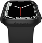 Etui Spigen Thin Fit ACS04174 do Apple Watch 7 45 mm Czarny (8809811857597) - obraz 8