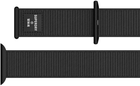 Pasek SuperDry Watchband Nylon Weave do Apple Watch Series 4/5/6/7/8/SE/SE2 38-41 mm Czarny (8718846080897) - obraz 4
