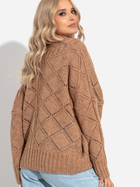 Пуловер жіночий Fobya F1263 42/44 Карамель (5903707126743) - зображення 3