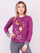 Piżama (bluzka + spodnie) damska Yoclub PID-0012K-AA00 L Szara (5903999419905) - obraz 2