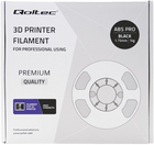 Profesjonalny filament do druku 3D Qoltec ABS PRO 1.75 mm 1 kg Czarny (5901878506777) - obraz 3
