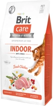 Сухий корм для кішок живуть в приміщенні Brit Care Cat GF Indoor Anti-stress з куркою 7 кг (8595602540846) - зображення 1