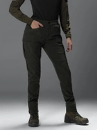 Тактичні штани жіночі BEZET Капеллан 6274 S Хакі (ROZ6501048943) - зображення 4