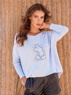 Пуловер жіночий Kamea K.21.619.23 One Size Синій (5903246744071) - зображення 1