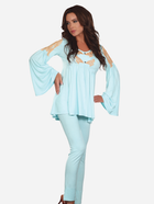 Piżama dwuczęściowa damska LivCo Corsetti Fashion Chloe XL Niebieska (5907996384556) - obraz 1