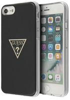 Etui Guess Metallic Collection do Apple iPhone 7/8/SE 2020/SE 2022 Black (3700740484814) - obraz 1