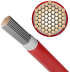 Фотоелектричний кабель Qoltec Solar 6 мм² 100 м Червоний (53852) (5901878538525) - зображення 2
