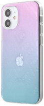 Панель Guess 3D Pattern Collection для Apple iPhone 12 mini Рожево-синій (3700740481066) - зображення 1