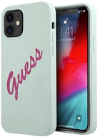 Панель Guess Silicone Vintage для Apple iPhone 12 mini Синій (3700740495216)