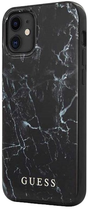 Панель Guess Marble для Apple iPhone 12 mini Чорна (3700740481660)