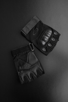Рукавиці тактичні Oakley безпалі чорні L XL - зображення 4