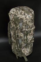 Военный баул сумка армейский рюкзак 110 литров пиксель - изображение 7