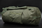 Військовий баул сумка армійська рюкзак 110 літрів олива - зображення 6