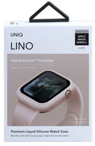Etui Uniq Lino do Apple Watch Series 4/5/6/SE 44 mm Różowy (8886463671139) - obraz 4