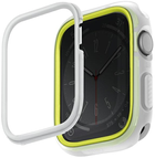 Etui Uniq Moduo do Apple Watch Series 4/5/6/7/8/SE/SE2 44-45 mm Limonka/Biały (8886463684412) - obraz 1