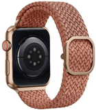 Ремінець Uniq Aspen Braided для Apple Watch Series 1/2/3/4/5/6/7/8/SE/SE2 38-41 мм Citrus Pink (8886463679470) - зображення 4