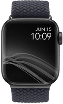 Ремінець Uniq Aspen Braided для Apple Watch Series 1/2/3/4/5/6/7/8/SE/SE2 38-41 мм Granite Grey (8886463676387) - зображення 1