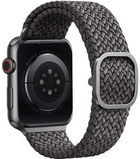 Pasek Uniq Aspen Braided do Apple Watch Series 1/2/3/4/5/6/7/8/SE/SE2 38-41 mm Szary (8886463676387) - obraz 4