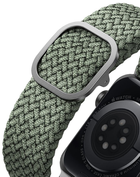 Pasek Uniq Aspen Braided do Apple Watch Series 1/2/3/4/5/6/7/8/SE/SE2 38-41 mm Zielony (8886463676370) - obraz 5