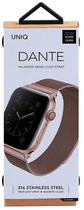 Pasek Uniq Dante Stainless Steel do Apple Watch Series 1/2/3/4/5/6/7/8/SE/SE2 38-41 mm Różwo-złoty (8886463669693) - obraz 4