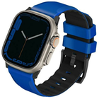 Pasek Uniq Linus Airosoft Silicone do Apple Watch Series 1/2/3/4/5/6/7/8/SE/SE2/Ultra 42-49 mm Niebieski (8886463684382) - obraz 1