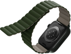 Ремінець Uniq Revix Reversible Magnetic для Apple Watch Series 1/2/3/4/5/6/7/8/SE/SE2 38-41 мм Green Taupe (8886463679081)