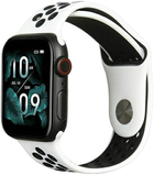 Ремінець Beline Sport Silicone для Apple Watch Series 1/2/3/4/5/6/7/8/SE/SE2/Ultra 42-49 мм White-Black (5904422919894) - зображення 1