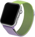 Pasek Beline Steel do Apple Watch Series 1/2/3/4/5/6/7/8/SE/SE2 38-41 mm Zielono-Purpurowy (5904422912703)