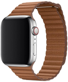 Pasek Apple Leather Loop Band MXAF2AM/A do Apple Watch Series 1/2/3/4/5/6/7/SE2 42-44 mm Brązowy (190199413085)