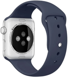 Pasek Mercury Silicon do Apple Watch Series 1/2/3/4/5/6/7/8/SE/SE2 38-41 mm Niebieski (8809724801618) - obraz 2