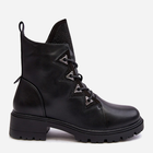 Жіночі зимові черевики низькі S.Barski HY93-52A 36 Чорні (5905677983128) - зображення 1