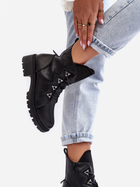 Жіночі зимові черевики низькі S.Barski HY93-52A 36 Чорні (5905677983128) - зображення 4