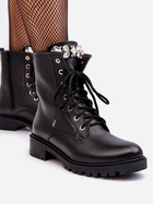 Жіночі зимові черевики високі Zazoo 1757 38 Чорні (5905677982190) - зображення 6