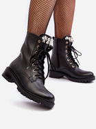 Жіночі зимові черевики високі Zazoo 1757 38 Чорні (5905677982190) - зображення 7