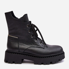 Жіночі зимові черевики високі Zazoo 949P 37 Чорні (5905677981896) - зображення 1