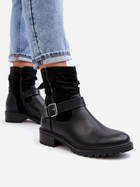 Жіночі зимові черевики низькі Cillolis 38 Чорні (5905677979749) - зображення 5