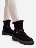Жіночі зимові черевики високі Vinceza Morcos 37 Чорні (5905677957075) - зображення 7