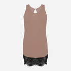 Нічна сорочка жіноча DKaren Slip Taylor 2XL Капучіно (5903251377387) - зображення 1
