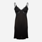 Нічна сорочка жіноча DKaren Slip Zuwena XL Чорна (5903251468665) - зображення 3