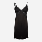 Нічна сорочка жіноча DKaren Slip Zuwena 2XL Чорна (5903251468672) - зображення 3