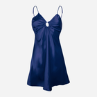 Нічна сорочка жіноча DKaren Slip Kamaria XS Темно-синя (5903251468689) - зображення 3