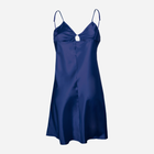 Нічна сорочка жіноча DKaren Slip Kamaria XS Темно-синя (5903251468689) - зображення 4